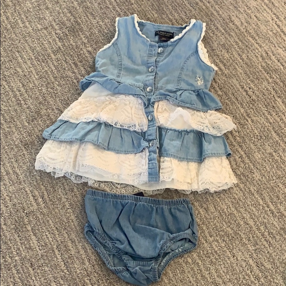 Polo denim summer dress